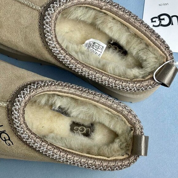 UGG Tasman Slippers Mustard Seed Womens - Picture 8 of 8